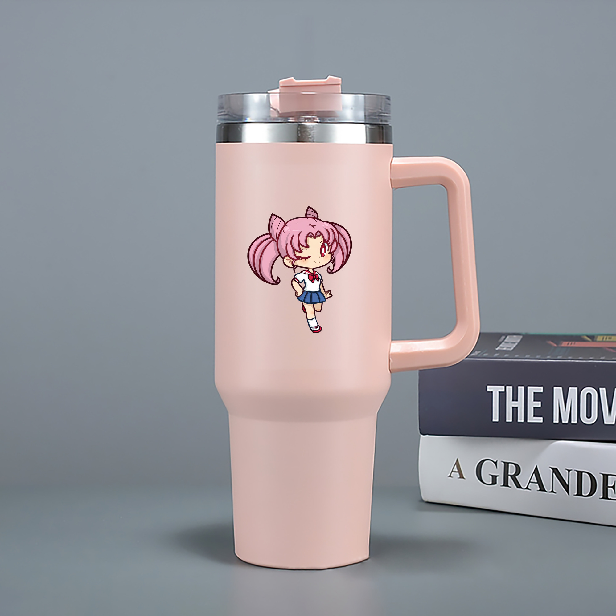 （画像用） 美少女戦士セーラームーン ちびうさ Sailor Moon Chibiusa Tsukino Usagi Small Lady Serenity 1200mL車用タンブラー（カラープリント）